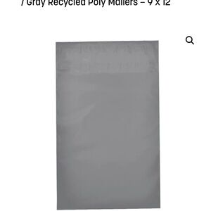 Gray Poly Mailers 9x12